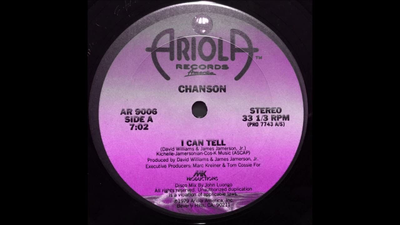Chanson - I Can Tell